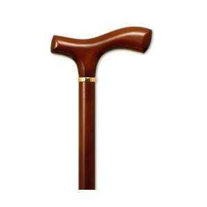 Wooden walking Cane   Brown Stain. This Fritz handle cane was disigned 
