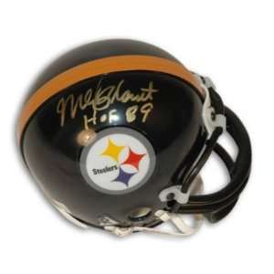  Mel Blount Signed Steelers Mini Helmet HOF 89: Everything 