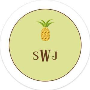  Boatman Geller   Personalized Plates (Pineapple)