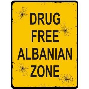  New  Drug Free / Albanian Zone  Albania Parking Country 