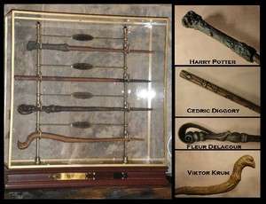 Wizarding Harry Potter Tri Wizard Champion Collectors 4 Wand Set Lot 