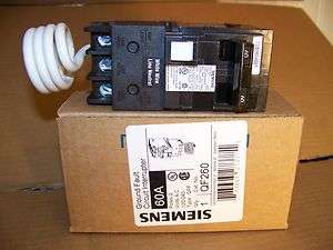   QF260 GFI circuit breaker 2pole 60amp 240v NEW Murray ground fault