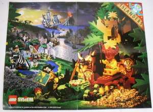   Lego Islanders & Pirates / Spyrius 22x17 Dual Sided Poster  
