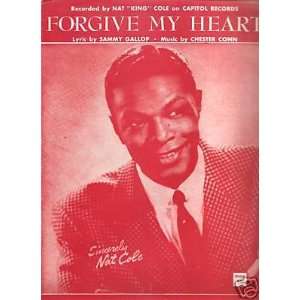  Sheet Music Nat King Cole Forgive My Heart 110 Everything 