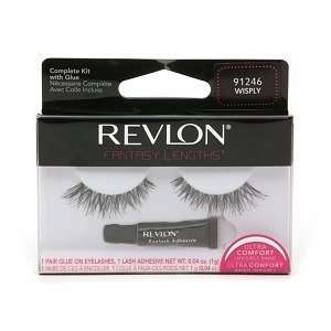    Revlon Fantasy Lengths Glue on Lashes, Wispy, 1 set Beauty