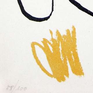 Miro, Miró, Joan, Lithograph VII from Miró, Obra Inedita Recent 