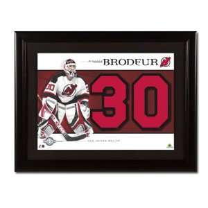  Martin Brodeur New Jersey Devils Unsigned Jersey Numbers 
