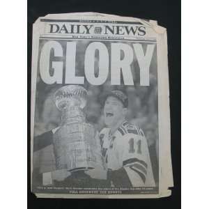 GLORY Daily News Front Page Cover / (Needs a frame and a Home) New 