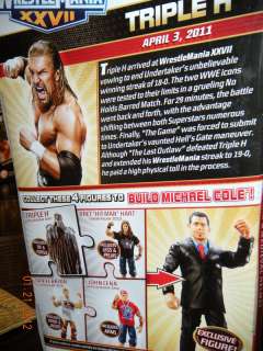 WWE MATTEL BEST OF PAY PER VIEW TRIPLE H, WRESTLEMANIA 27 ELITE 