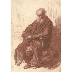   Man Seated in an Armchair, Full length: Rembrandt va: Home & Kitchen
