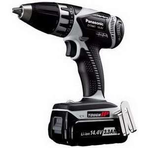  Panasonic Drill/Driver Kit, 14.4v, 1/2, Li Ion, 3.3Ah 