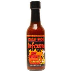  Mad Dog Inferno Hot Sauce (12   5oz Bottles) CASE 