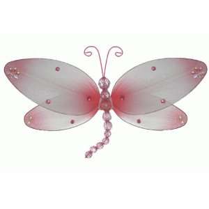  Taylor Dragonfly Deocoration   pink: Home & Kitchen