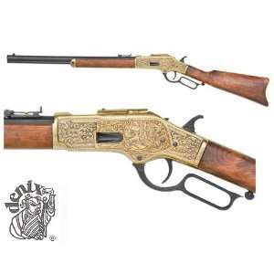 Winchester M1873 Replica Rifle Brass Finish:  Home 