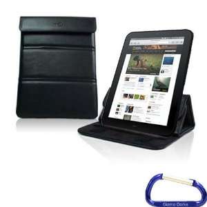 Gizmo Dorks Leather Case / Stand (Black) with Carabiner Key Chain for 