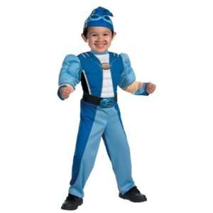   : Sportacus Muscle Deluxe Lazy Town Costume, 4 6 Child: Toys & Games