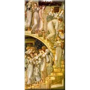   Stairs 7x16 Streched Canvas Art by Burne Jones, Edward: Home & Kitchen