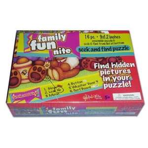  Family Fun Nite Seek and Find Puzzle   Find Hidden 