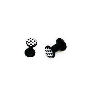    Oreille clous avec dames en noir, en acrylique; 3mm: Toys & Games