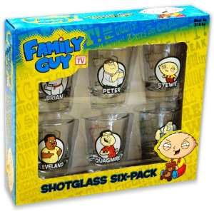  Family Guy Character Shotglass 6  Pack: Everything Else