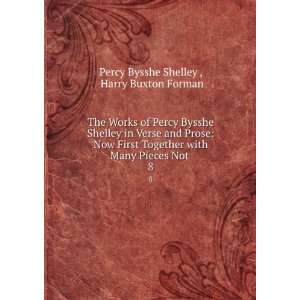   in verse and prose, Percy Bysshe Forman, H. Buxton, Shelley Books