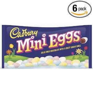 Cadbury Easter Candy Coated Mini Eggs, 8 Ounce Packages (Pack of 6 