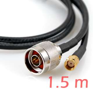 Male Connector to RP SMA Female Antenna Pigtail Cable 1.5M  