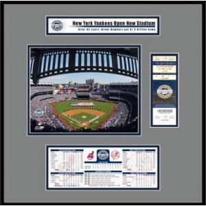   Inaugural Game 2009 Opening Day Ticket Frame Jr.: Sports & Outdoors