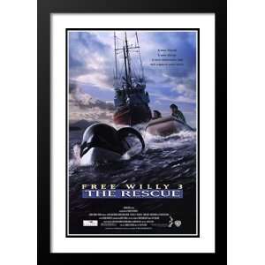 Free Willy 3 The Rescue 32x45 Framed and Double Matted Movie Poster 