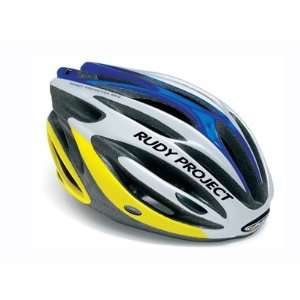Rudy Project Ayron Road Cycling Helmet   Yellow/Blue/Silver  