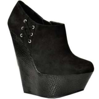  Wild Pair Womens Emily Wp Wedge Booties: Shoes