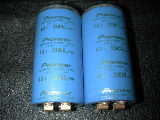 NIPPON CHEMI CON 33000uF 63V FOR AUDIO CAPACITOR!  