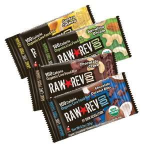 Flavor Variety Pack, 100 Calorie Organic Live Food Bar, 0.8 Ounce Bars 
