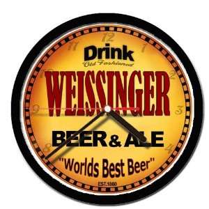  WEISSINGER beer and ale cerveza wall clock: Everything 
