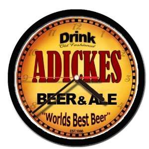  ADICKES beer and ale wall clock: Everything Else