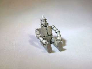 TINMAN Miniature DOLL Wizard OZ Artist HAND CARVED Jointed MOVES 
