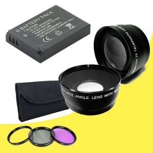  Wide Angle/Telphoto Lenses for Canon EOS Rebel T2i T3i Digital SLR