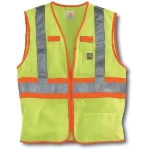 Carhartt High Visibility Class 2 Vest Mens: Sports 