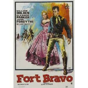  Escape from Fort Bravo (1953) 27 x 40 Movie Poster Style D 