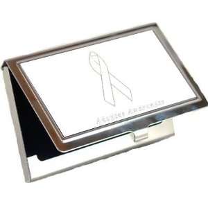  Adoptee Awareness Ribbon Business Card Holder: Office 