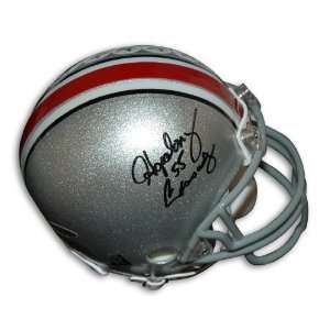  Howard Hopalong Cassady Ohio State Mini Helmet Inscribed 