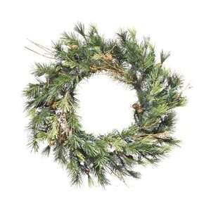  20 Prelit Mixed Country Wreath 35CL Arts, Crafts 