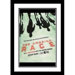  The Amazing Race 32x45 Framed and Double Matted TV Poster 