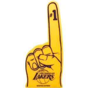   Los Angeles Lakers NBA #1 Yellow Gold Foam Finger: Sports & Outdoors
