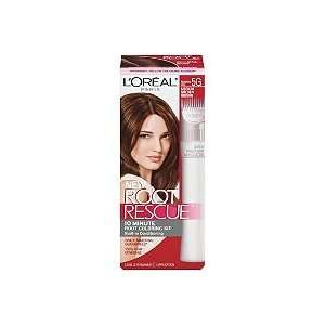   Oreal Root Rescue Medium Golden Brown #5G (Quantity of 4) Beauty