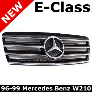 Mercedes Benz W210 E300 E320 E420 E430 E55 96 99 Black Front Hood 