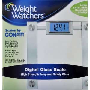 Conair WW53 Weight Watchers Glass 400 LB Capacity Scale  