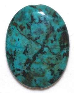 African Turquoise Oval Focal Pendant Bead 40mm  