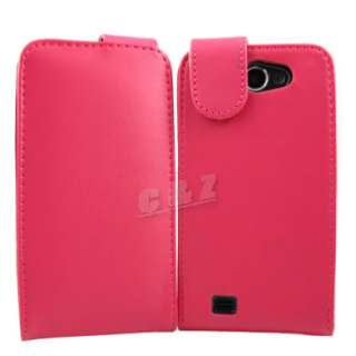 New Leather Case Pouch + LCD Film for Samsung Galaxy W i8150 g  