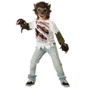   Werewolf Child Costume / White/Brown   Size X Large 12 Everything
